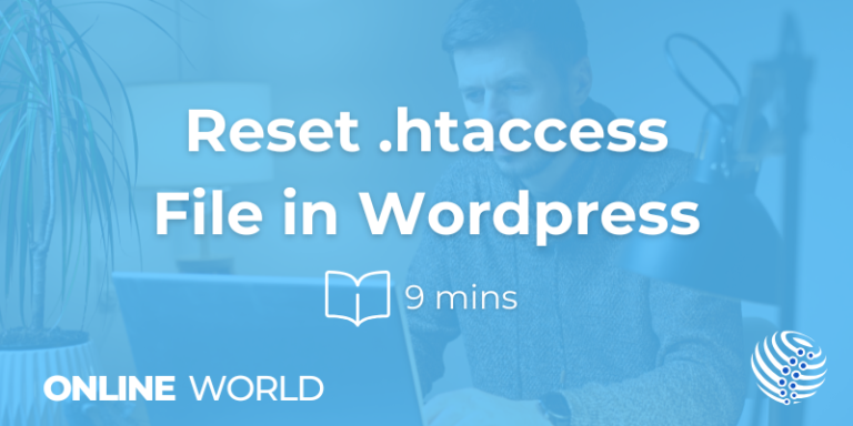 regenerate .htaccess file in wordpress